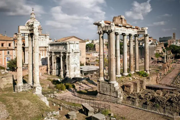 How to see the sights of Rome for free: Roman Forum & Palatine Hill are always free.