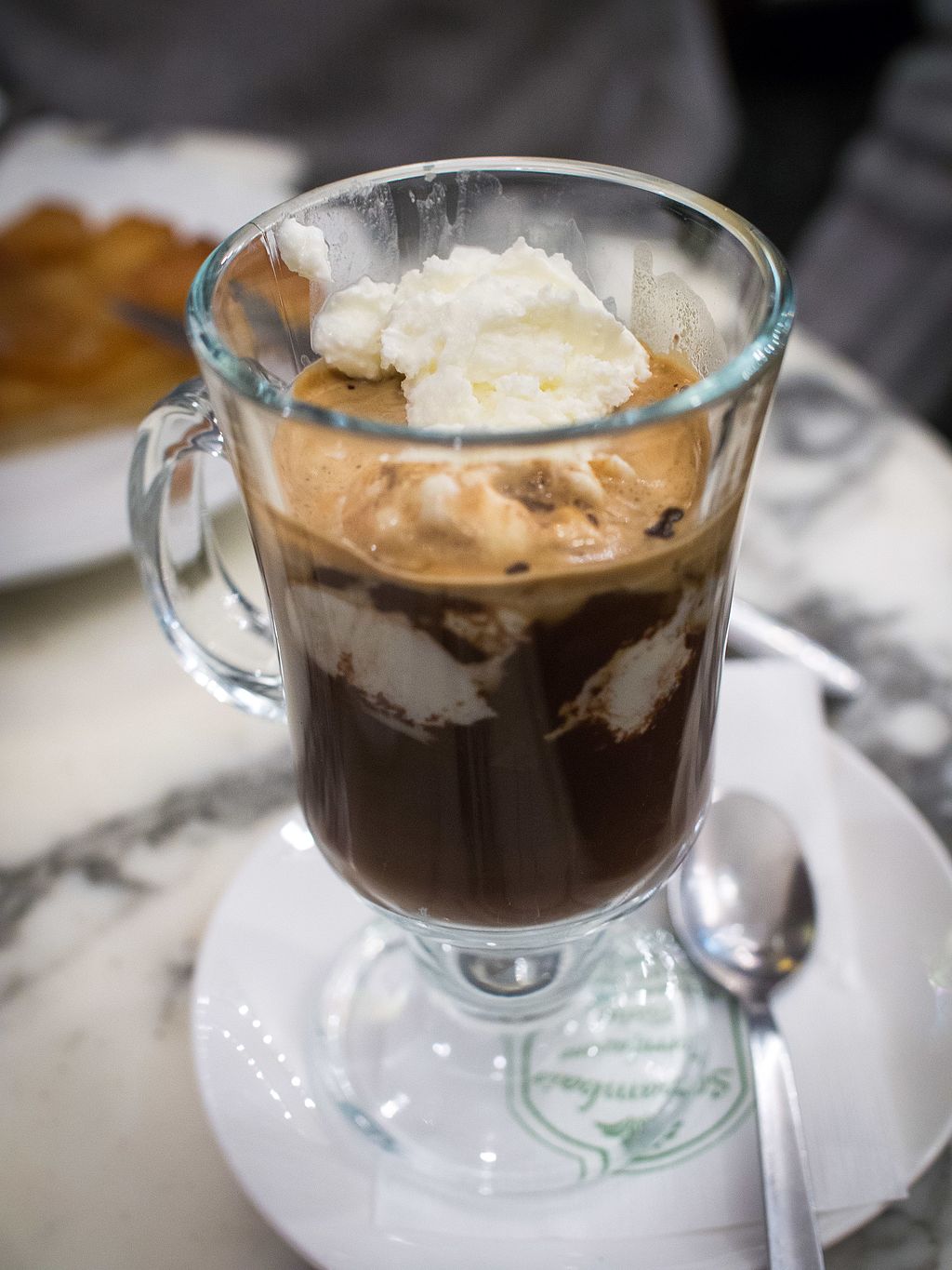 Bicerin espresso coffee drink