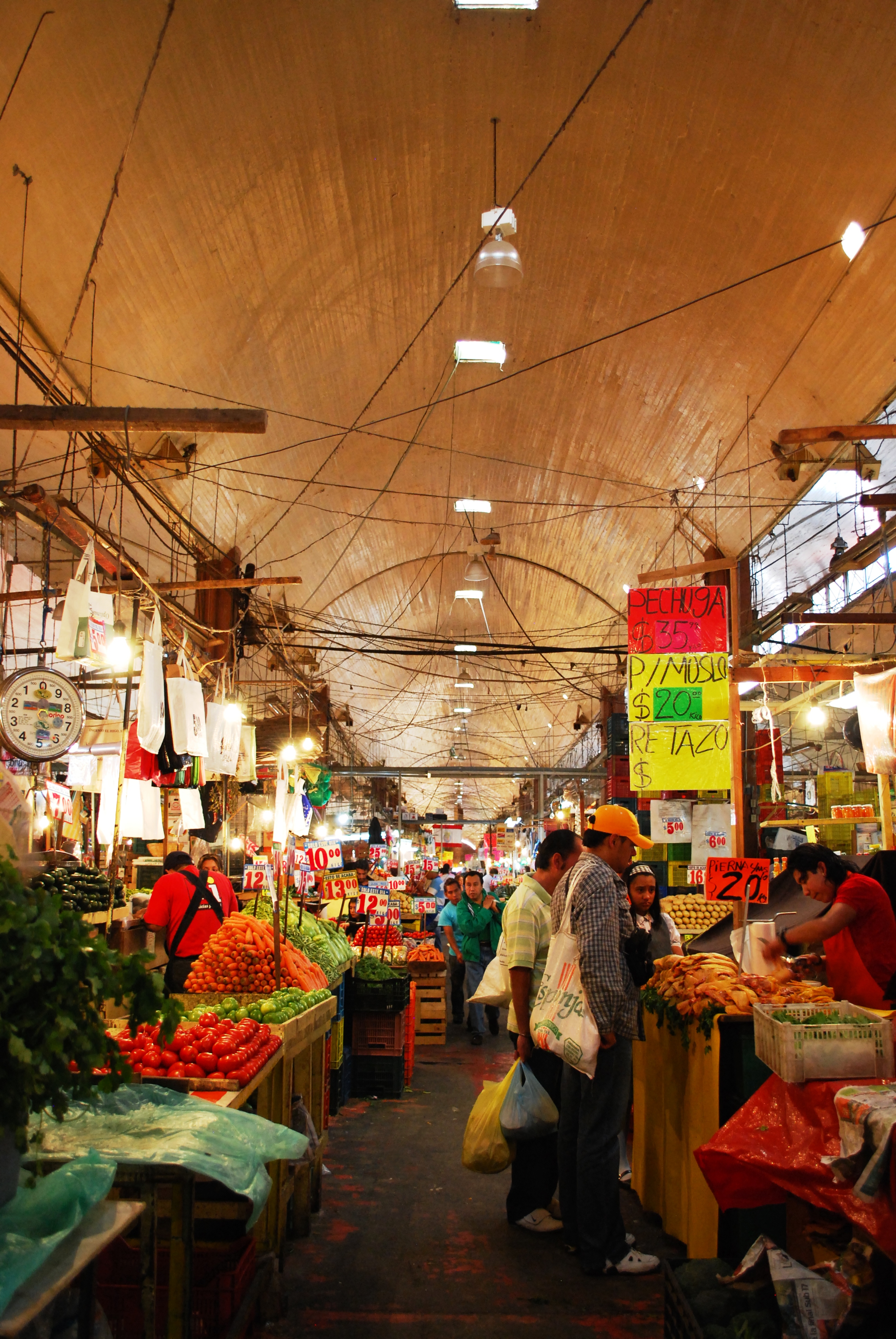 La Merced Market street market in Mexico City