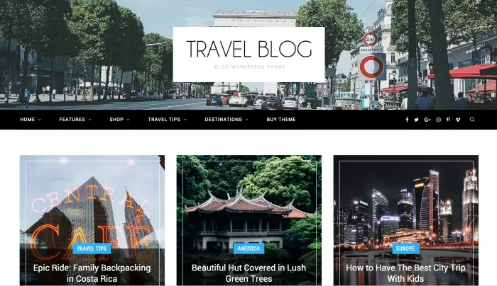 CheerUp Travel Blog Theme for WordPress