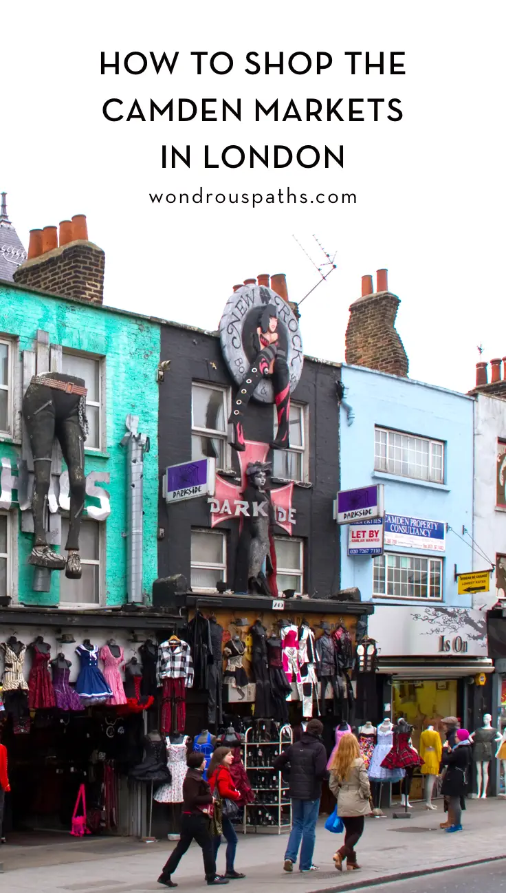 Row of Shops at Camden Market
