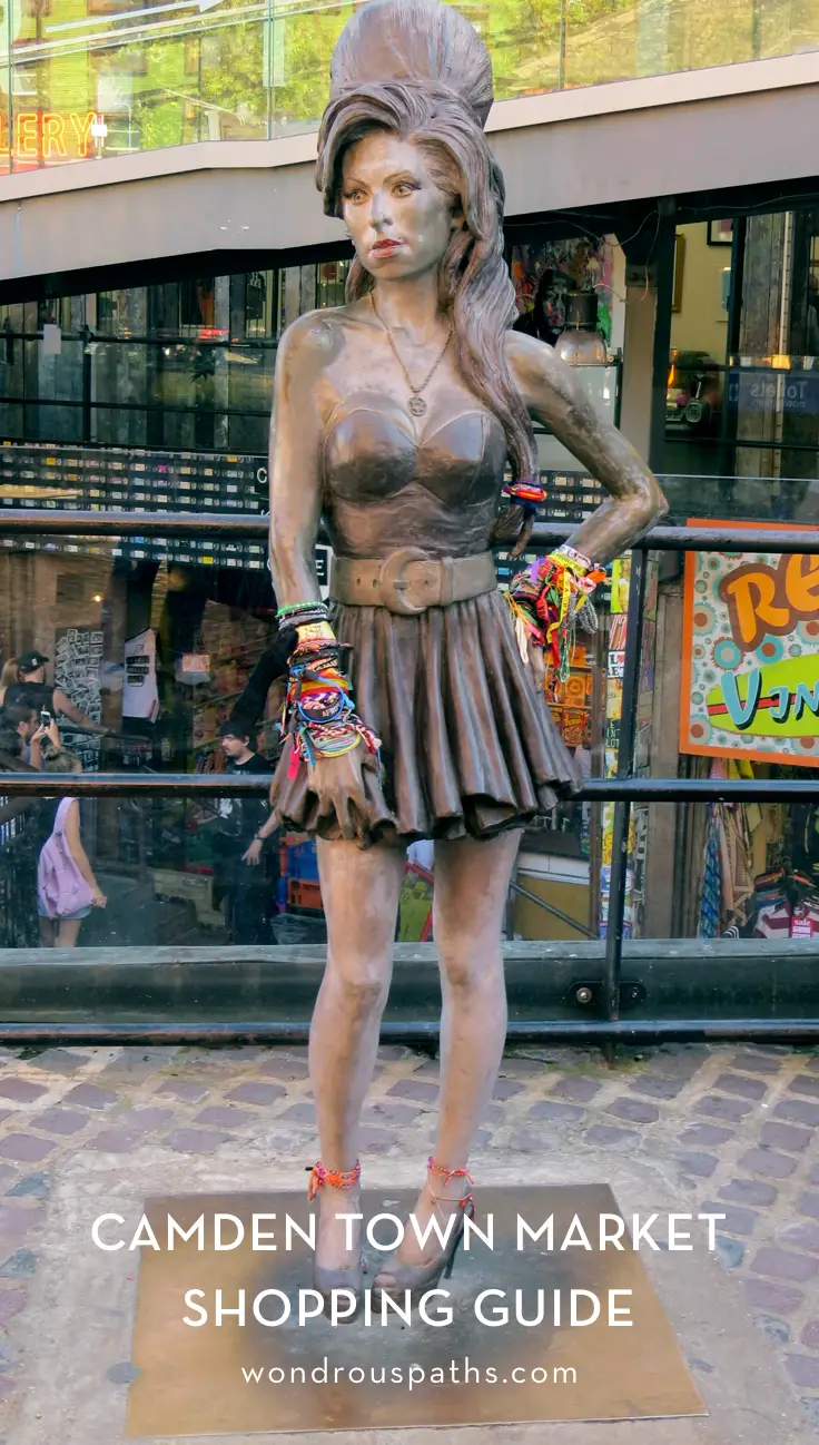 Amy Winehouse Statue at Camden Market
