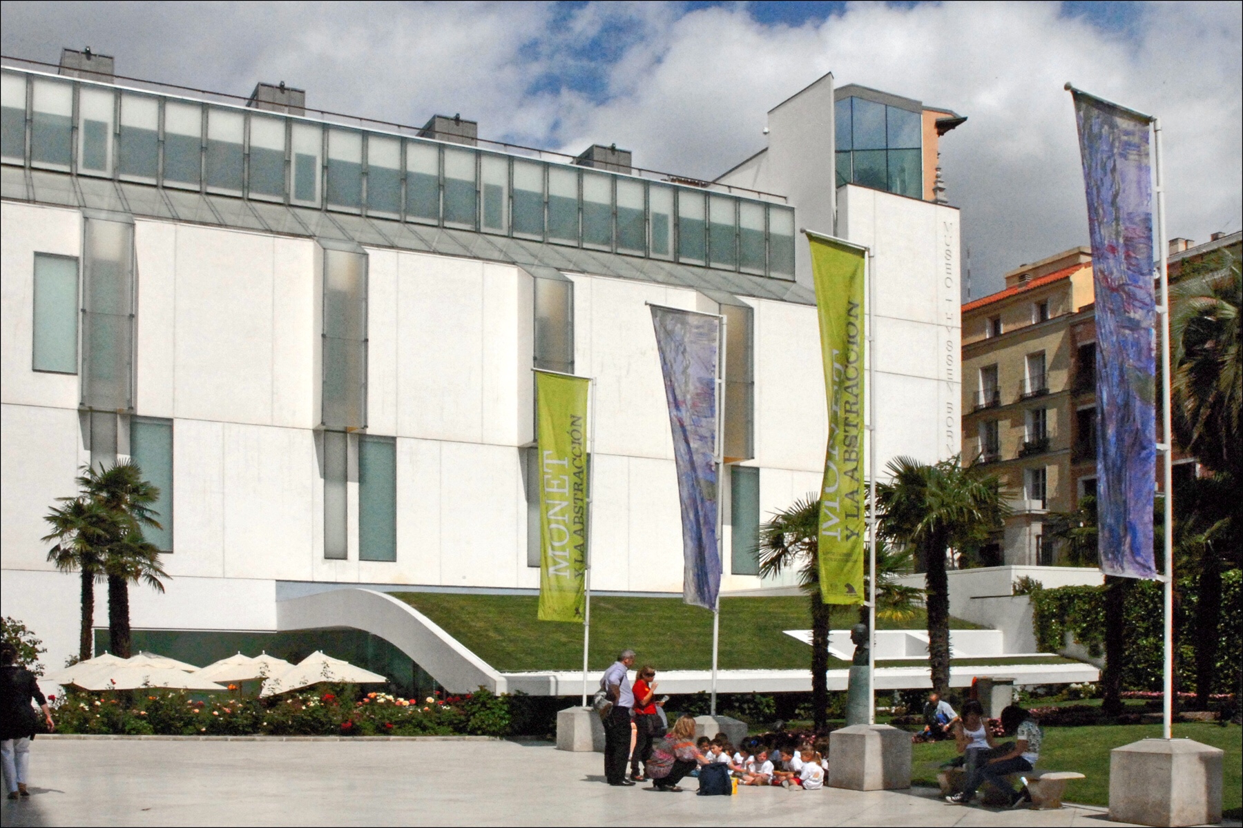 Museo Thyssen facade in Madrid