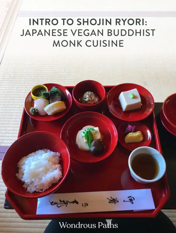 Shojin Ryori guide - buddhist japanese monk vegan cuisine