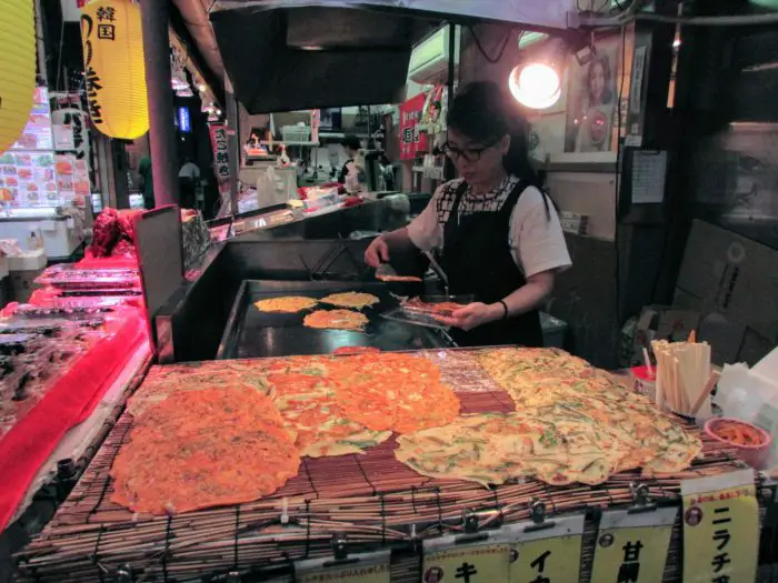 Ikuno K-Town pancake vendor