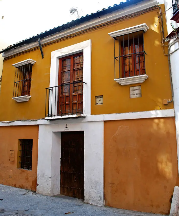 Birthplace of Diego Velazquez facade in Seville